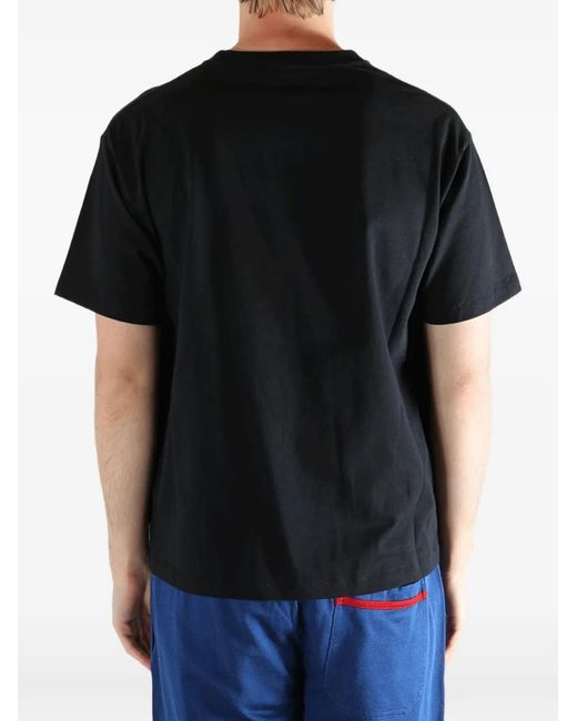 Bode Black T-Shirt Bullion Card Tee for men