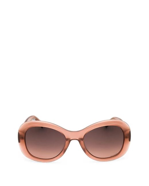Missoni Pink Oversized Round-Frame Sunglasses