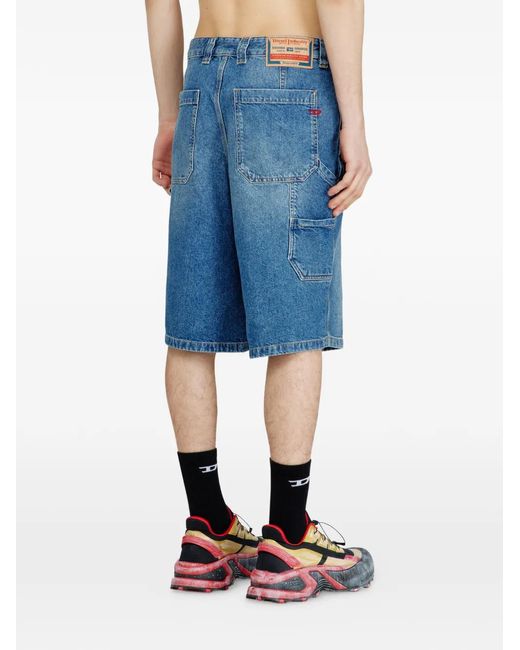 DIESEL Blue Shorts for men