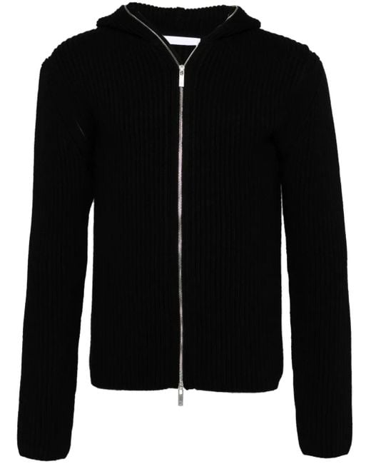 Helmut Lang Black Detachable Sleeves Jumper for men