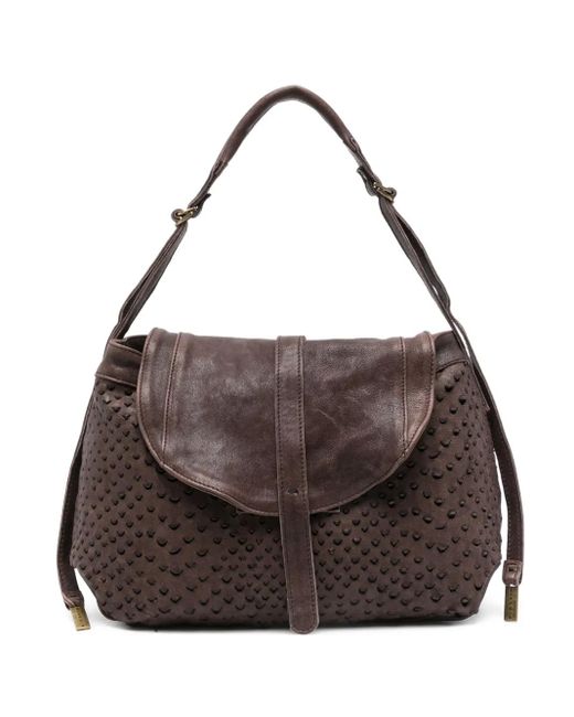 Sac À Bandoulière En Cuir Perforé Mialuis en coloris Brown