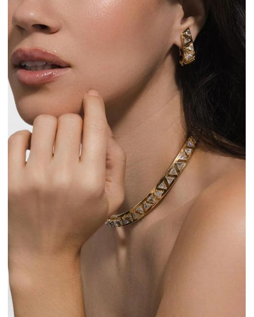 Marina B Brown Triangoli Danielle Diamond Earrings