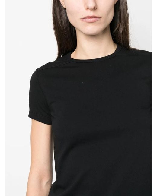 Rick Owens Black Jersey Thigh-Length T-Shirt