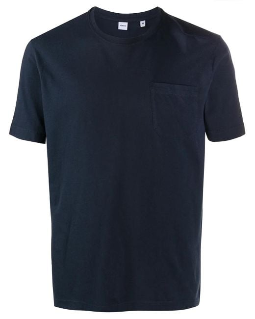 Aspesi Blue Pocket T-Shirt for men
