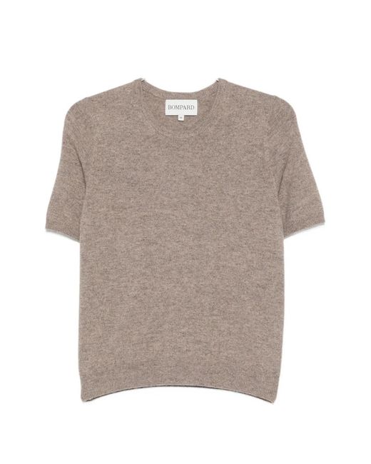 Bompard Gray Short-Sleeves T-Shirt