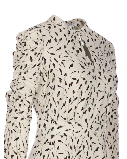 Abito A Fiori Con Cut-Out di Mar De Margaritas in White