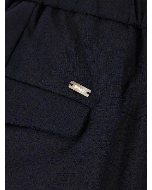 Heskimo Blue Tailored Trousers for men