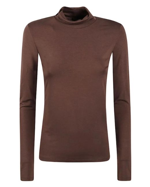 Top con cuello alto Weekend by Maxmara de color Brown