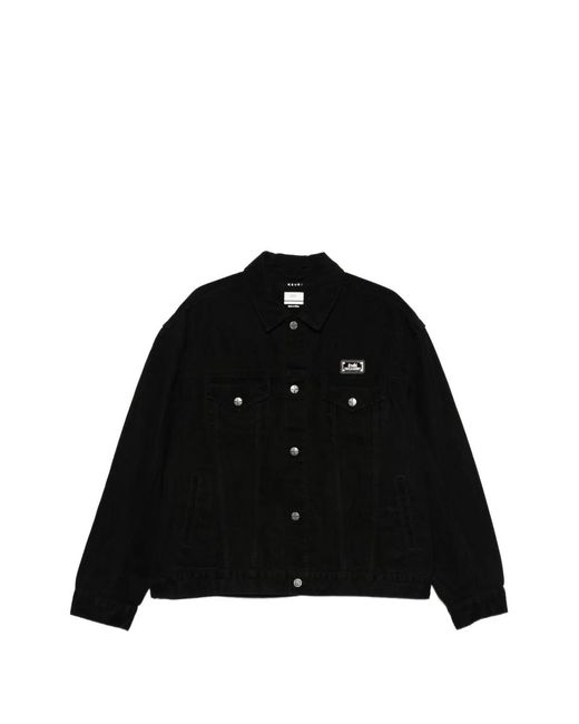 Ksubi Black Oh G Flocked Jacket for men