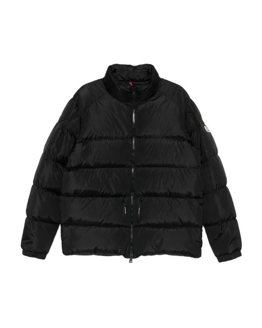 Moncler Gefütterte Jacke Mit Logo-Patch in Black für Herren