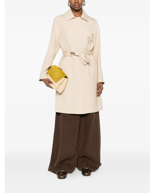 P.A.R.O.S.H. White Belted Long Jacket