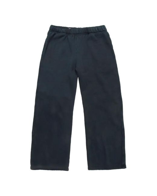 Les Tien Blue Elasticated-Waistband Trousers for men