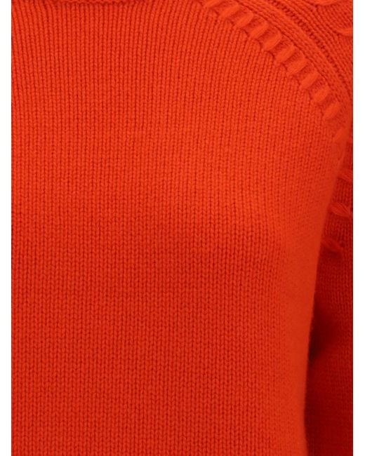 P.A.R.O.S.H. Red Turtleneck Cashmere Sweater
