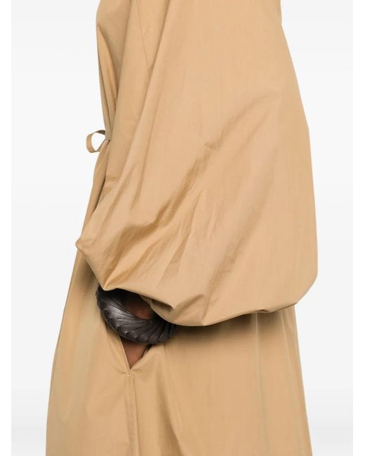 Loulou de Saison Brown Belted Button-Fastening Midi Dress