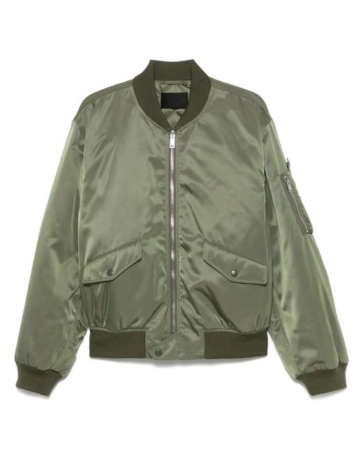 Veste Bomber En Re-Nylon Prada pour homme en coloris Green