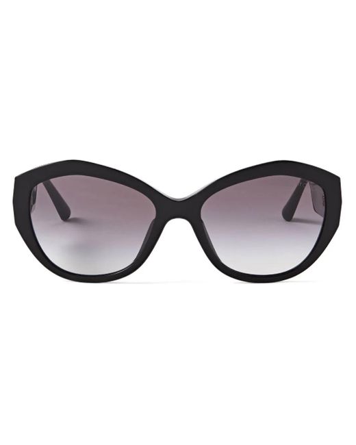 Jimmy Choo Brown Anahi Acetate Sunglasses