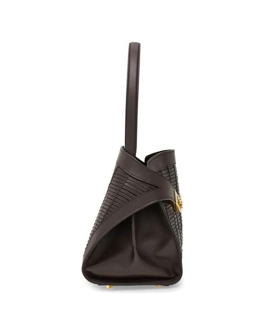 Ferragamo Black Hug Soft Shoulder Bag (M)