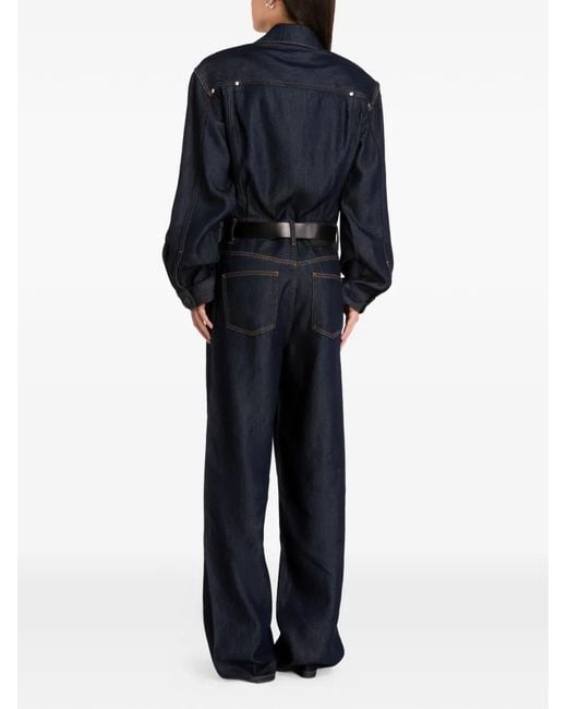IRO Blue Denim Jumpsuit