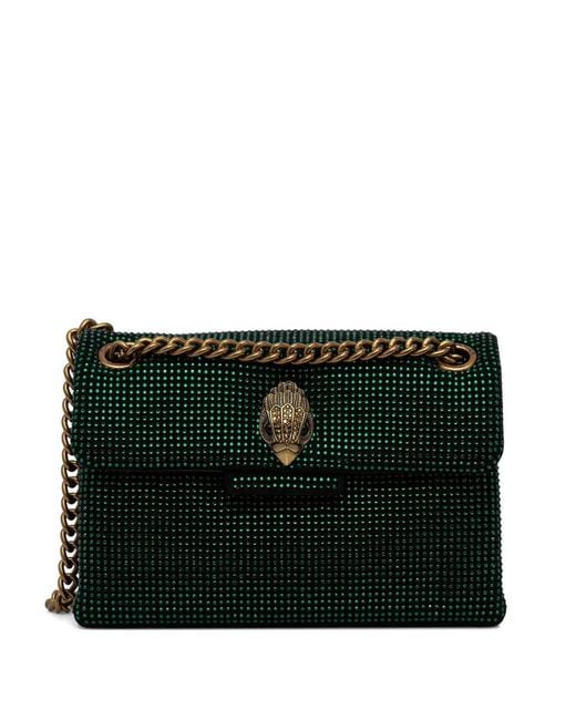 Kurt Geiger Black Embellished Chain Satchel Bag