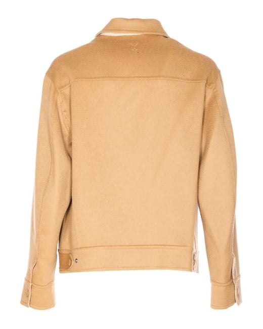 AMI Natural Jacket With Button Closure for men