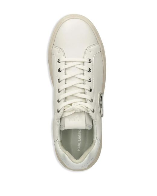 Karl Lagerfeld White Maxi Kup Sneakers