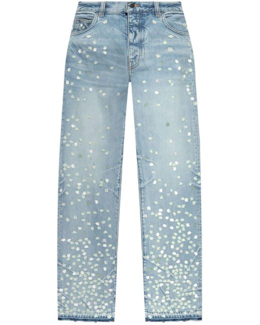 Amiri Gerade Jeans mit Punkten in Blue für Herren