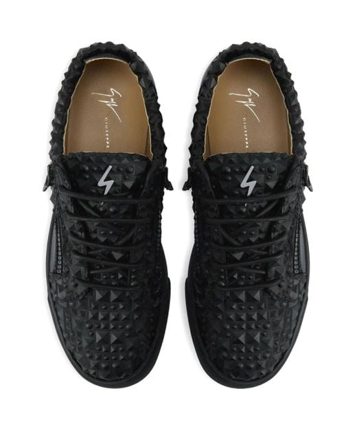 Giuseppe Zanotti The Manhattan Sneakers mit Nieten in Black für Herren