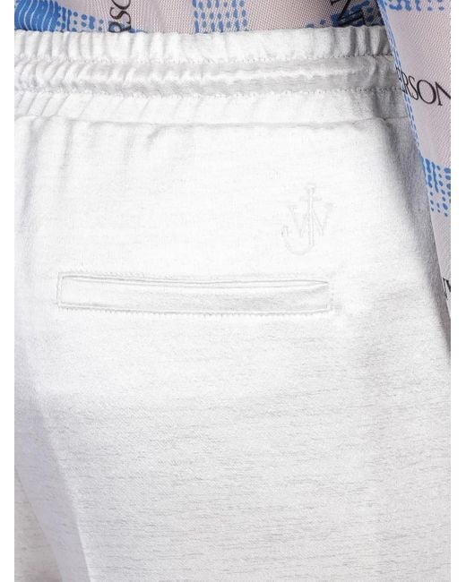 J.W. Anderson White Drawstring-Waist Track Trousers