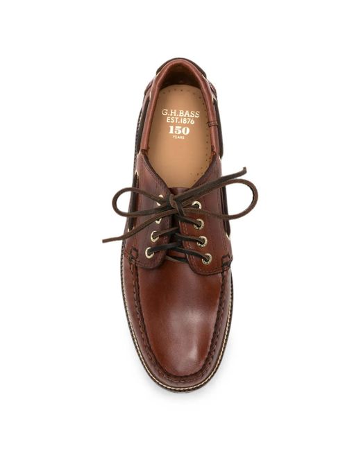 G.H.BASS Brown Ranger Boat Shoes for men