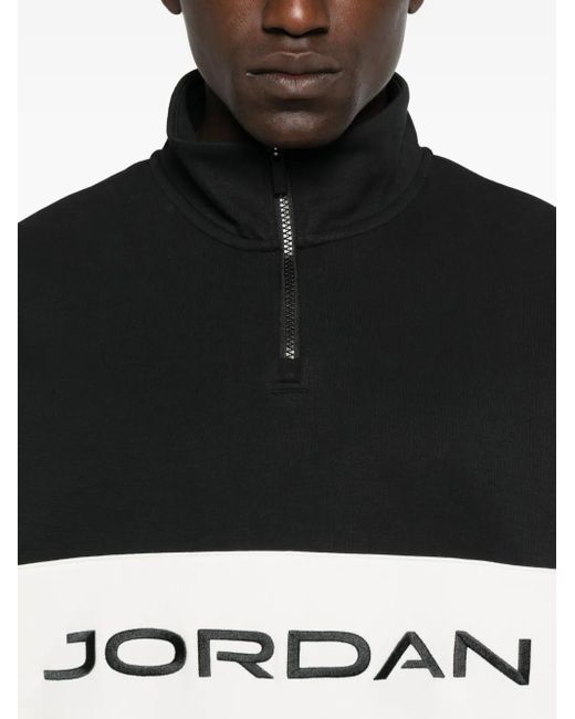 Nike Sweatshirt mit Reißverschluss in Black für Herren