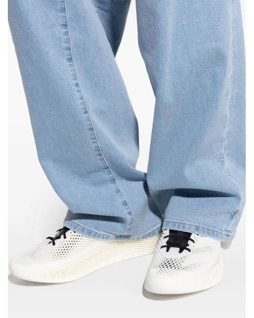 Adidas White Climacool Lace-Up Sneakers