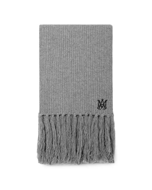 Amiri Gray Ma Scarf for men