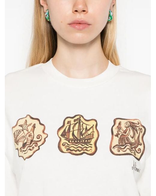 T-Shirt Relic ALÉMAIS en coloris White