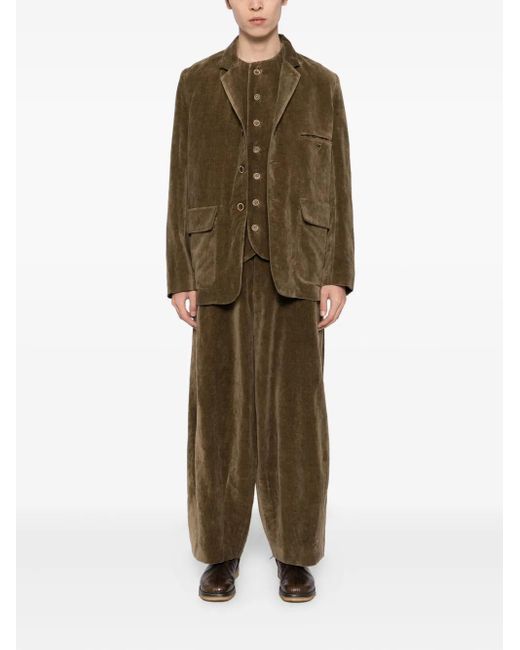 Uma Wang Brown Long-sleeved Jacket for men