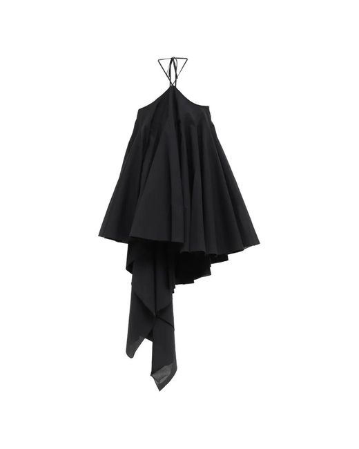 Jacquemus Kleedjes ,Zwart ,Katoen La Robe Triangle Courte in het Black