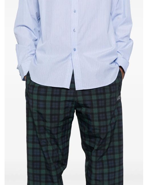 Martine Rose Blue Printed Track Pants