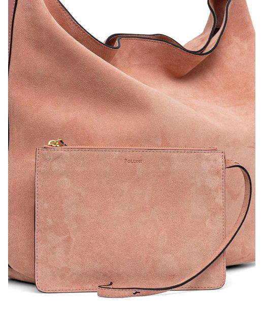 Borsa Tote Viktoria di Pollini in Pink