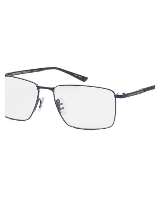 Porsche Design White Rectangle-Frame Glasses for men