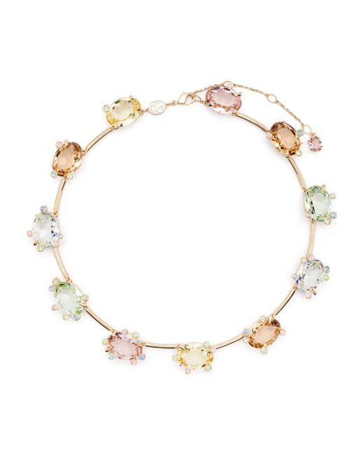 Swarovski Metallic Gema Tennis Halskette