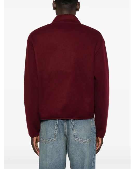 sunflower Red Mock-Neck Sweatshirt for men