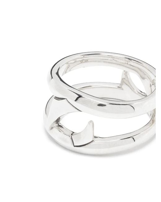 Stephen Webster Double Thorn Ring in White für Herren