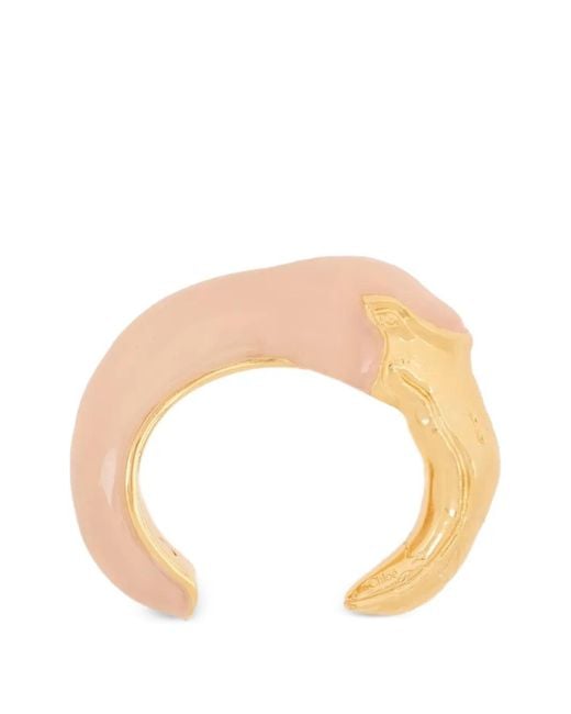 Chloé White Tropicus Flamingo-Head Bracelet
