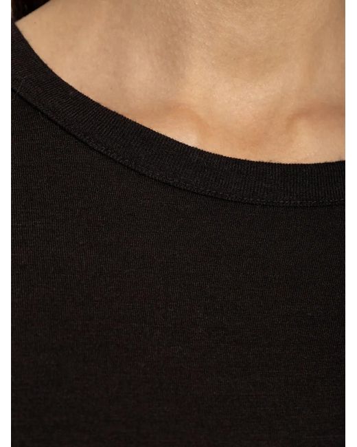 Studio Nicholson Black Malin Long-Sleeve Wool Sweater