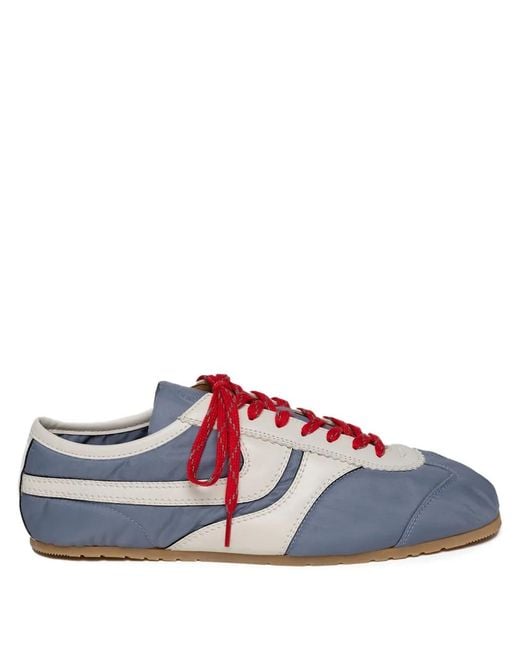 Dries Van Noten Blue Panelled Sneakers