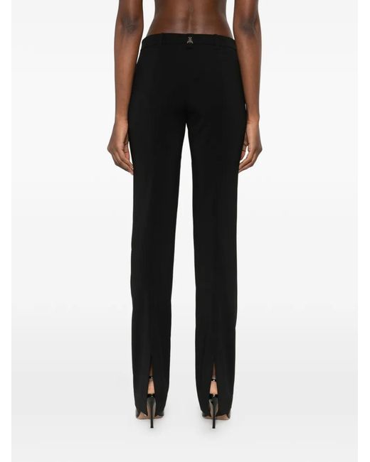 Patrizia Pepe Black Slim Crepe Trousers