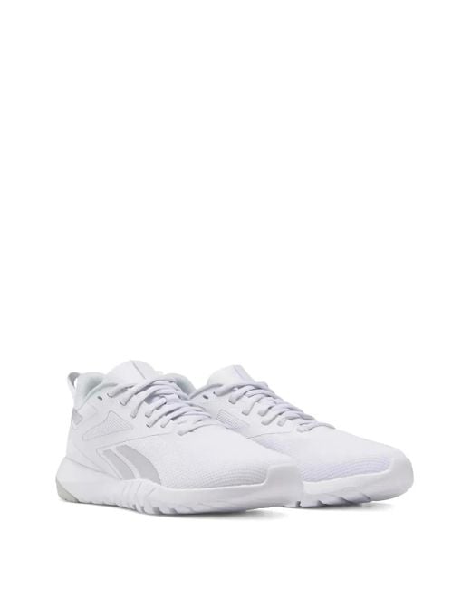 Reebok White Flexagforce 4 Sneakers