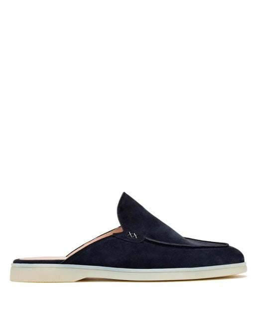 Forsa Blue Suede Loafers for men