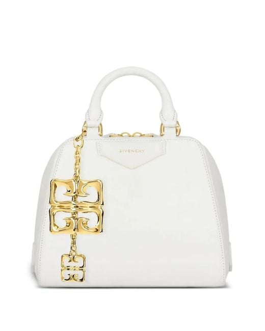 Bolso shopper Antigona Cube nano Givenchy de color White