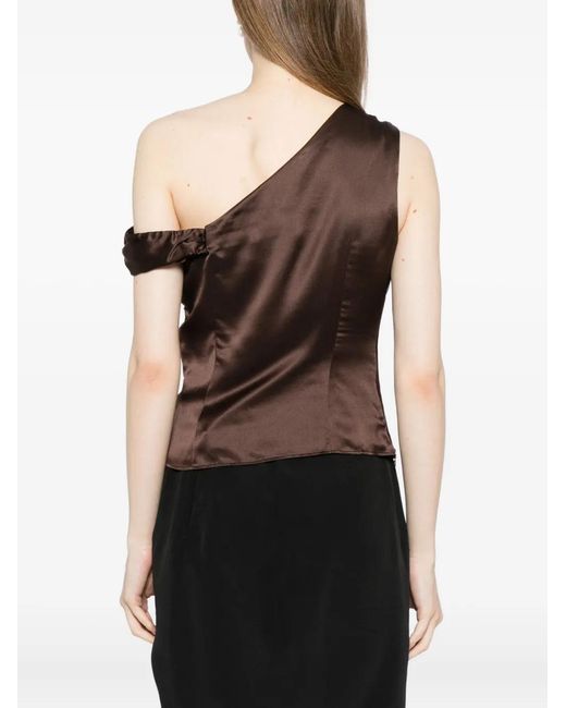 Reformation Brown Hera Top
