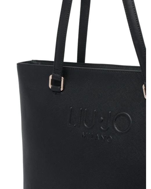 Liu Jo Black Shopper Mit Logo-Prägung
